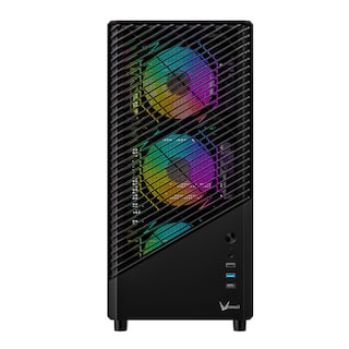 Foto 2 | Gabinete Mid Tower Atx Formula V Line Maná Geometry Color Negro