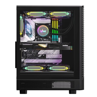 Foto 3 | Gabinete Mid Tower Atx Formula V Line Maná Geometry Color Negro