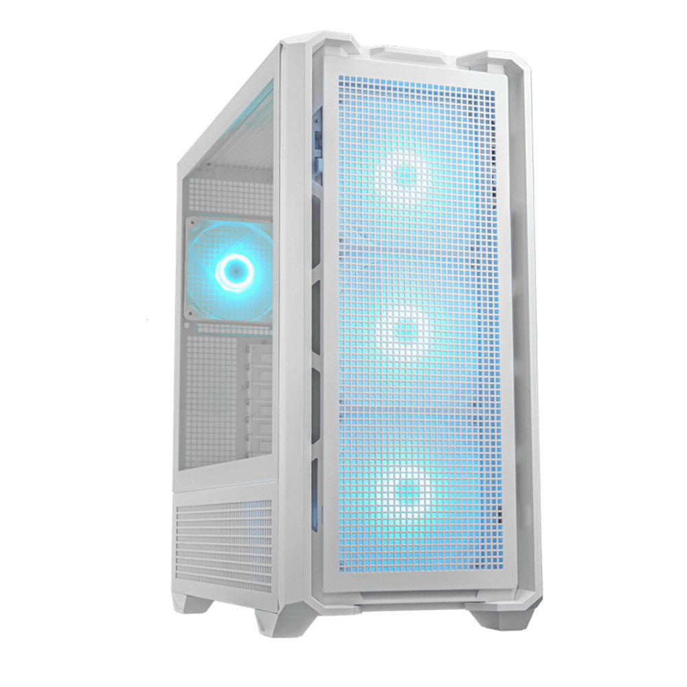 Foto 2 pulgar | Gabinete Mid Tower Atx Rgb Cougar Mx600 Cristal Templado Color Blanco