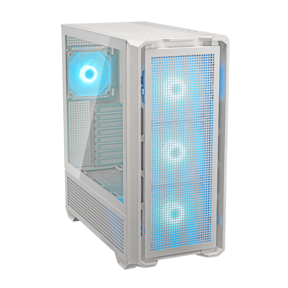 Foto 4 pulgar | Gabinete Mid Tower Atx Rgb Cougar Mx600 Cristal Templado Color Blanco