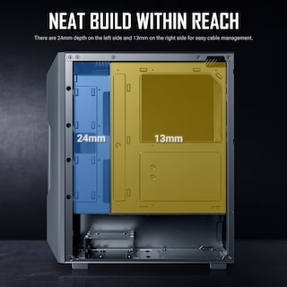 Foto 5 | Funda Para Juegos Antec Ax61 Mid-tower Atx Con Ventiladores Argb Y Cristal - Venta Internacional.
