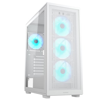 Foto 1 | Gabinete Mid Tower Atx Rgb Mx220 Cristal Templado Color Blanco