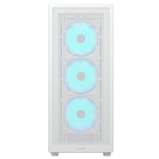 Foto 3 | Gabinete Mid Tower Atx Rgb Mx220 Cristal Templado Color Blanco