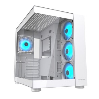 Foto 1 | Gabinete Mid Tower Atx Rgb Cougar Fv150 Cristal Templado Color Blanco