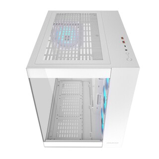 Foto 3 | Gabinete Mid Tower Atx Rgb Cougar Fv150 Cristal Templado Color Blanco