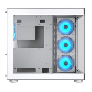 Foto 4 | Gabinete Mid Tower Atx Rgb Cougar Fv150 Cristal Templado Color Blanco