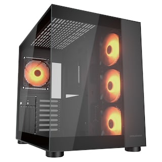 Foto 1 | Gabinete Mid Tower Atx Rgb Cougar Fv150 Cristal Templado Color Negro