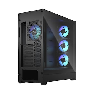 Foto 5 | Gabinete Full Tower E-atx Fractal Design Pop Air Xl Clear Color Negro Incluye 4 Ventiladores