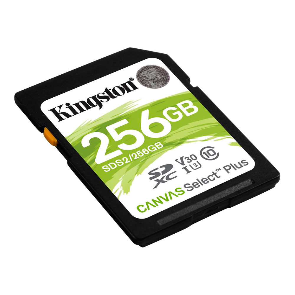 Foto 2 pulgar | Memoria SD 256GB Kingston SD Canvas Select Plus color Negro