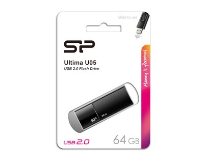 Foto 3 | Memoria USB 64 GB Silicon Power U05 Retráctil Almacenamiento