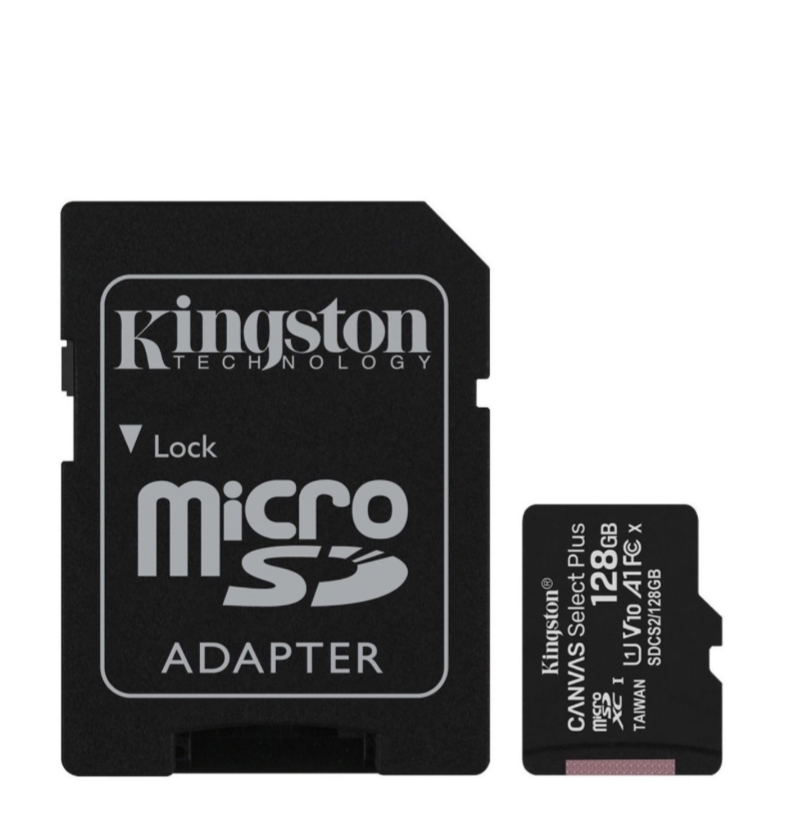 Foto 1 | Tarjeta de Memoria Kingston Sdcs2 Canvas Select Plus con Adaptador Sd 128gb