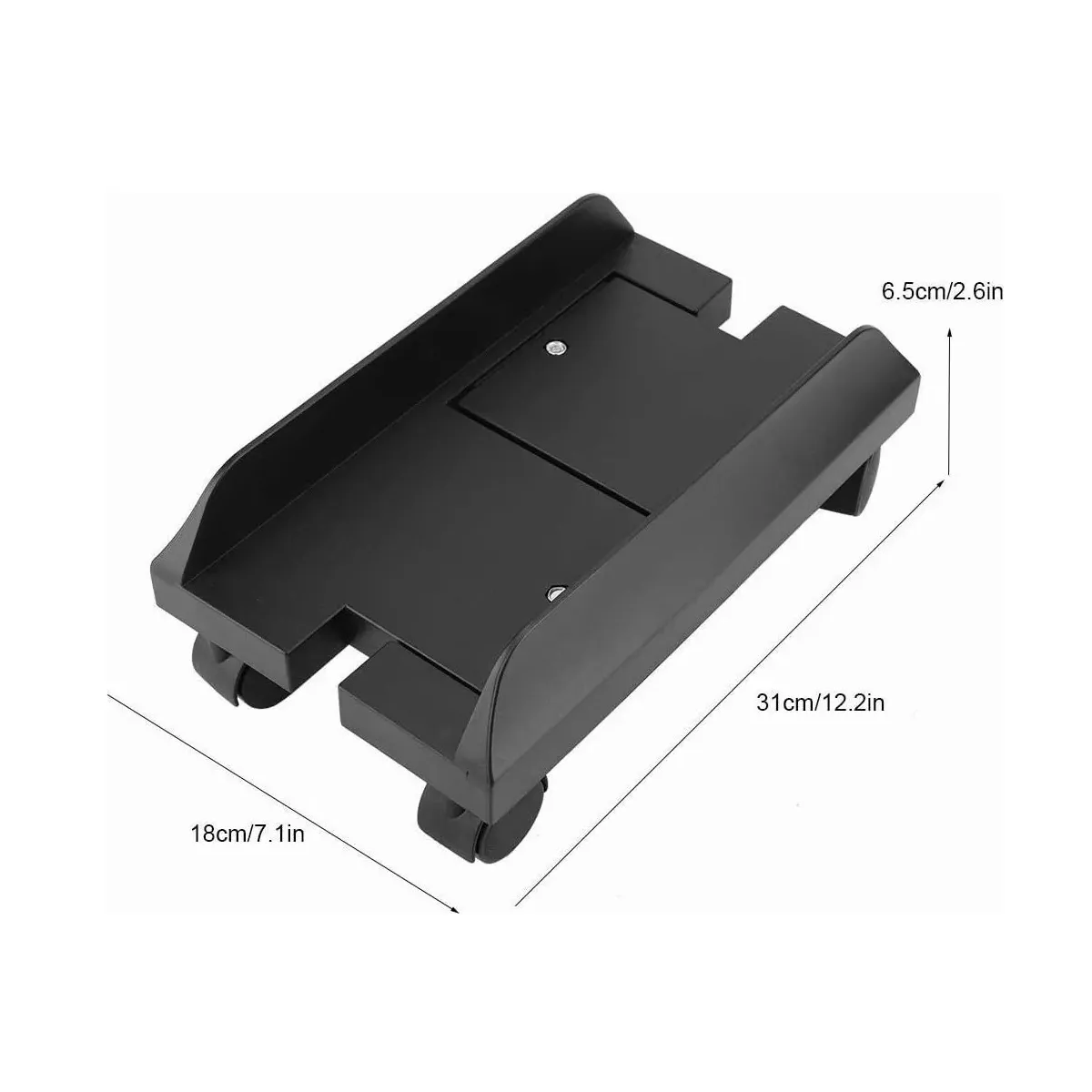 Foto 3 | Base/soporte Para Cpu Con Ruedas Ajustable Retráctil Eo Safe Imports Esi-11741 Negro