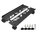 Base/soporte Para Cpu Con Base Metalica Ajustable Retráctil Eo Safe Imports Esi-14260 Negro