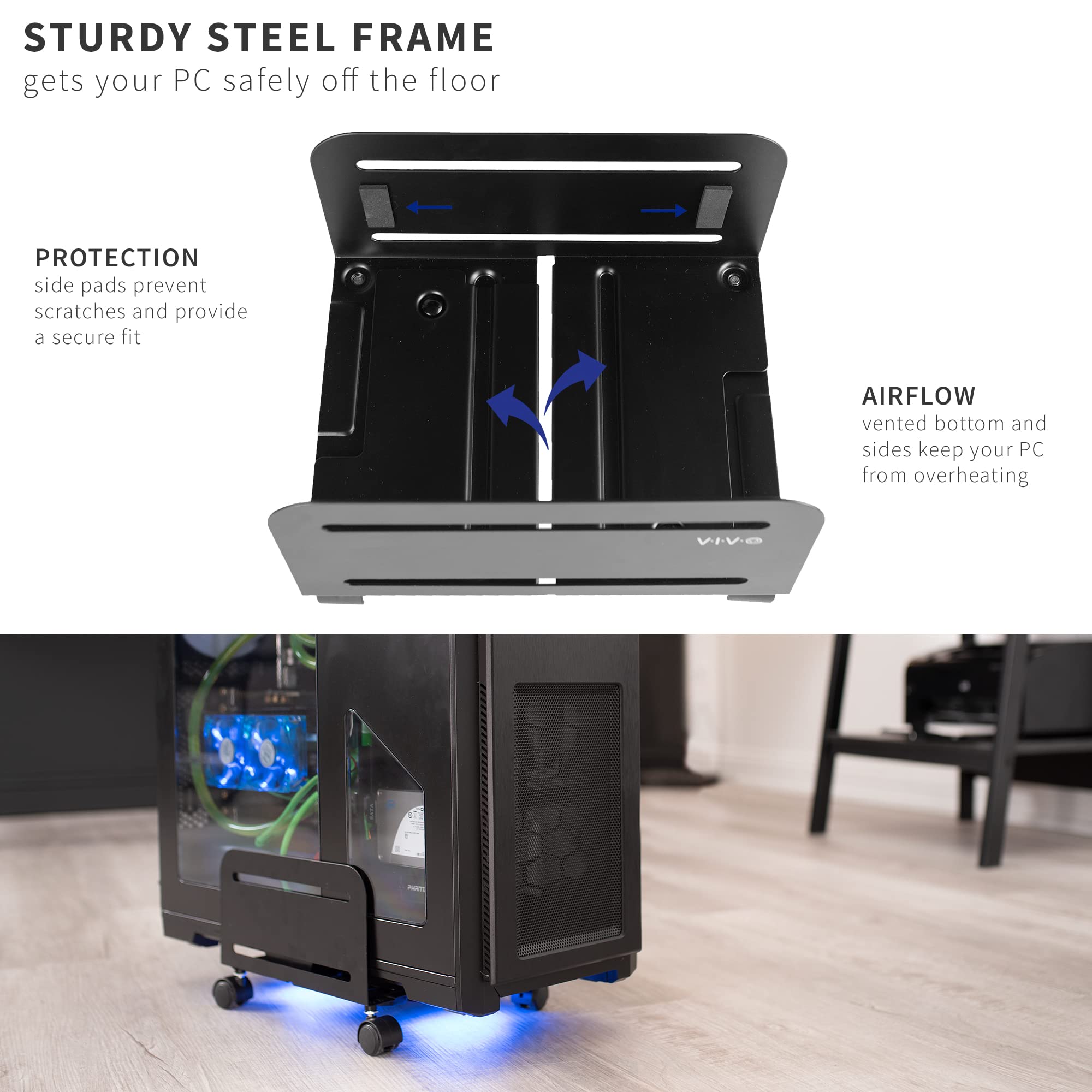 Foto 4 | Funda Atx De Escritorio Computer Tower Vivo Cart-pc01l - Venta Internacional.