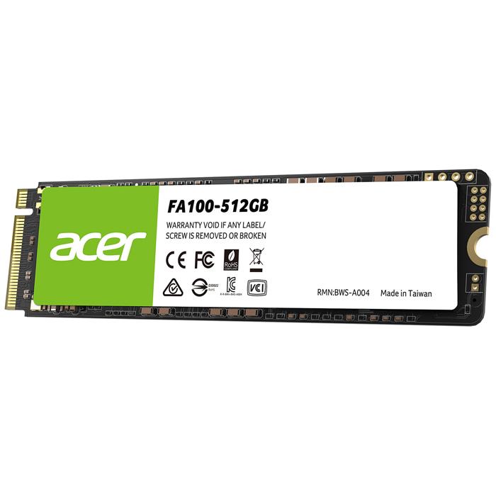 Foto 4 pulgar | Unidad de Estado Solido Ssd M.2 512gb Acer Fa100 Pcie Nvme color Negro