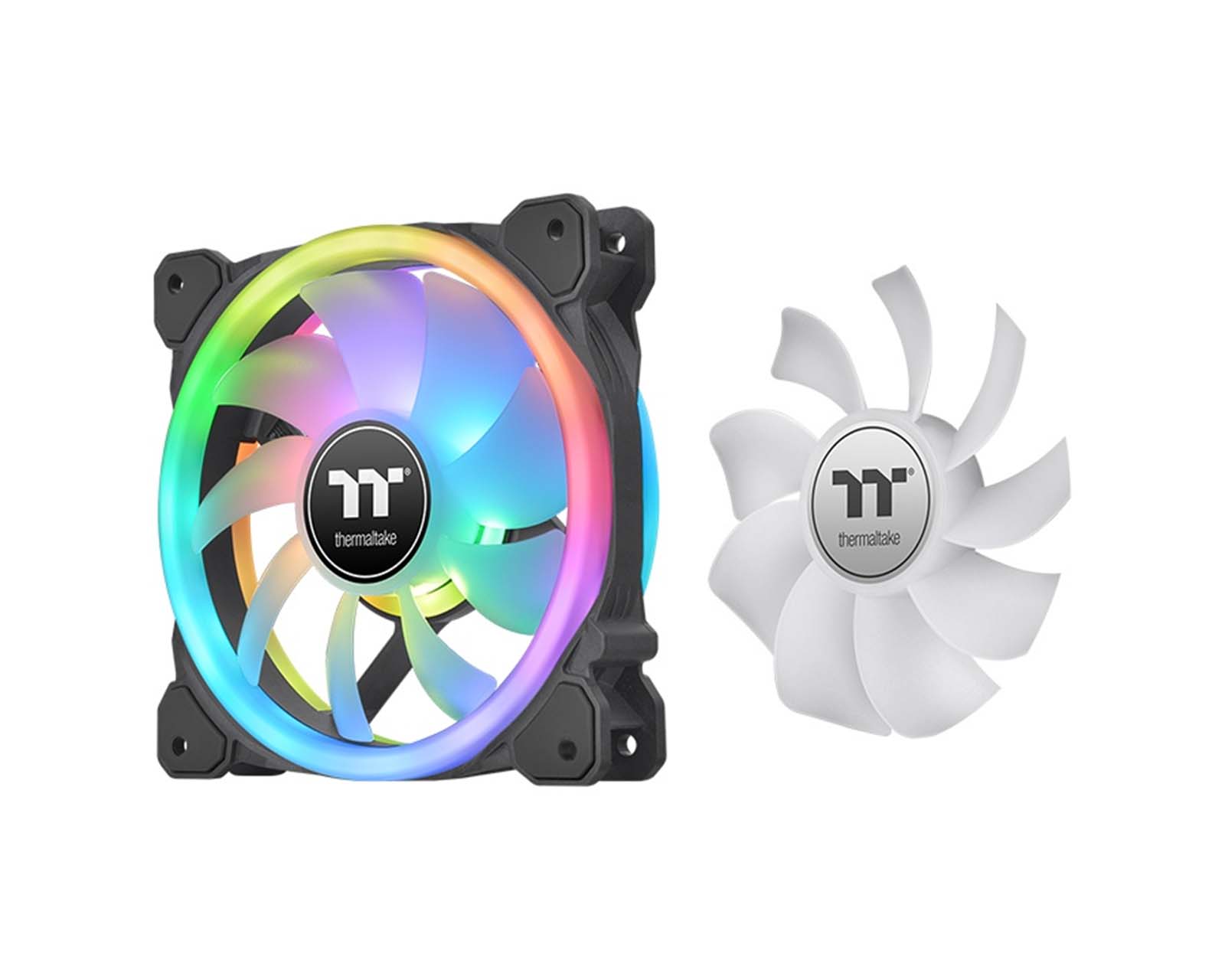 Foto 3 pulgar | Ventiladores Thermaltake CL-F137-PL12SW-A Multicolor RGB 120 mm 3 Piezas