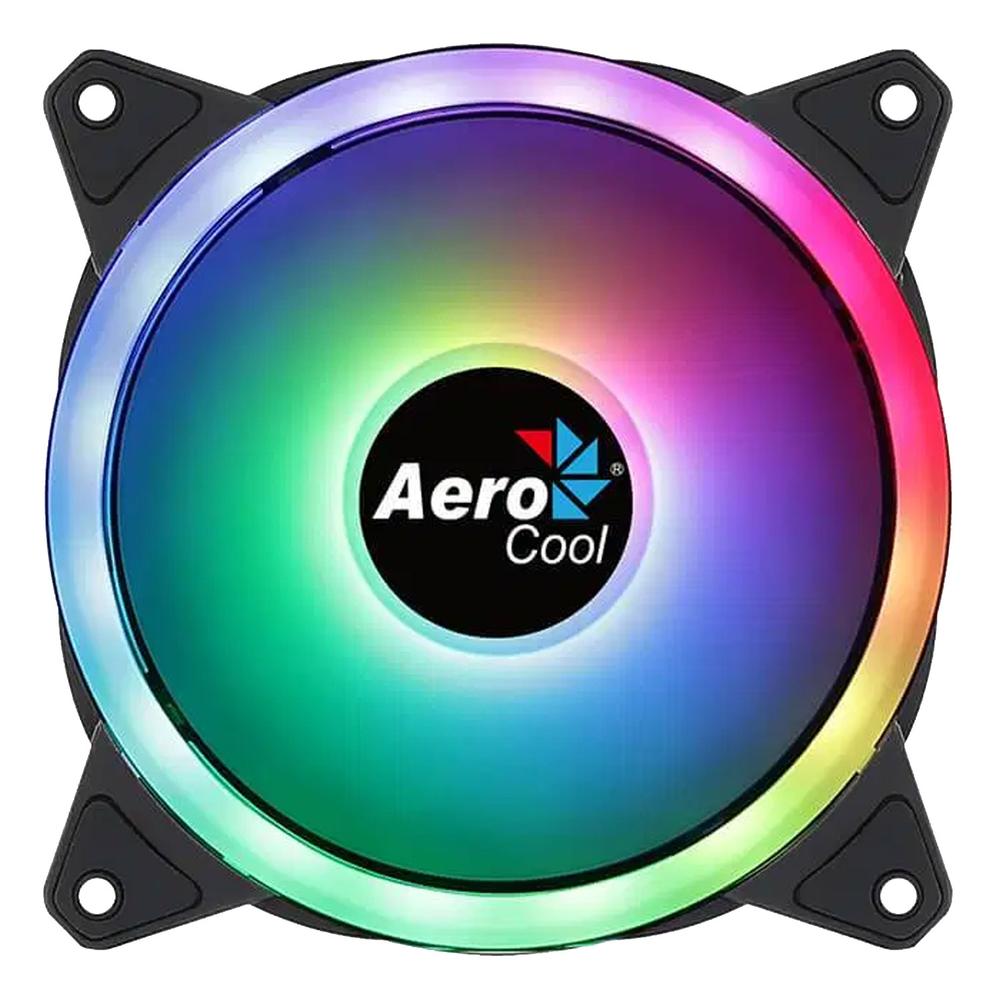 Foto 2 pulgar | Ventilador Gamer Aerocool Duo 12 Rgb 120 mm Negro