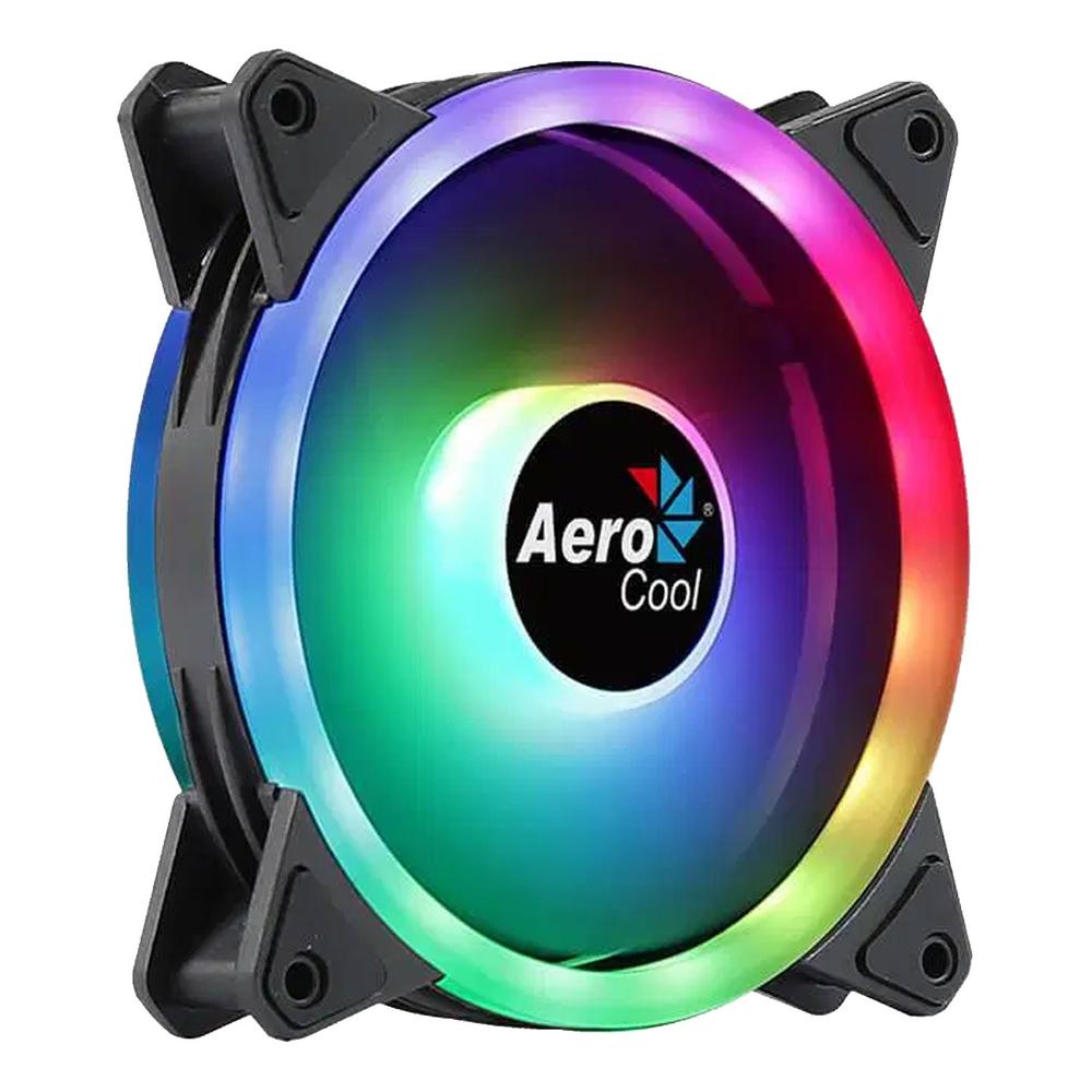 Foto 3 pulgar | Ventilador Gamer Aerocool Duo 12 Rgb 120 mm Negro