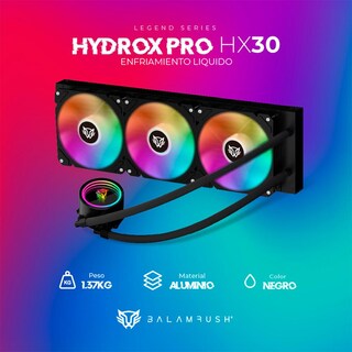 Foto 5 | Enfriamiento Liquido Balam Rush Hydrox Pro Hx30 360mm Argb 4 Pines Lga 1700 Am5 Negro Br-937344