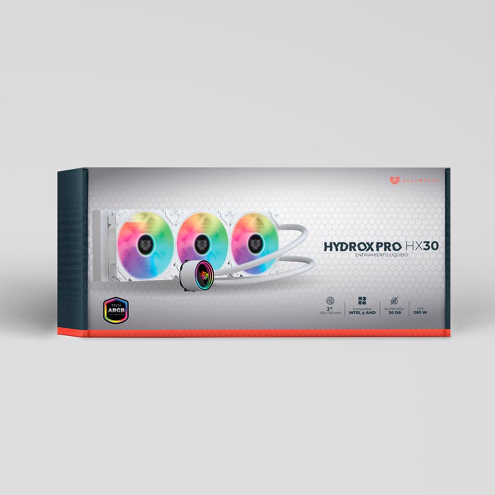 Foto 7 | Enfriamiento Liquido Balam Rush Hydrox Pro Hx30 360mm Argb 4 Pines Lga 1700 Am5 Blanco Br-937351