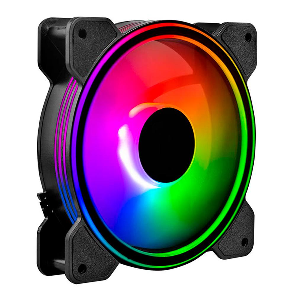 Foto 3 pulgar | Kit 3 Ventiladores Gamer Balam Rush Eolox Blaze Ex50k 120mm RGB 1200rpm Br-937986 color Negro