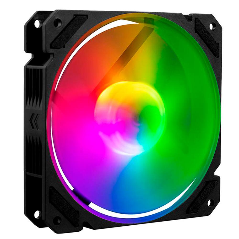 Foto 3 pulgar | Ventilador Gamer Balam Rush Eolox Blaze Ex70w 120mm Rgb 1200rpm Br-938051 Color Blanco