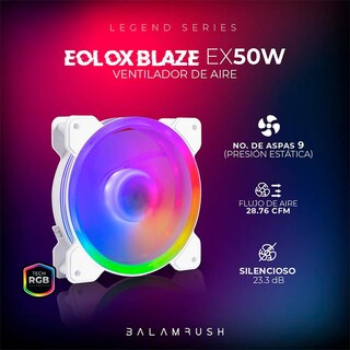 Foto 3 | Ventilador Gamer Balam Rush Eolox Blaze Ex50w 120mm Rgb 1500rpm Br-938075 Color Blanco