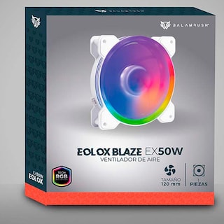 Foto 6 | Ventilador Gamer Balam Rush Eolox Blaze Ex50w 120mm Rgb 1500rpm Br-938075 Color Blanco
