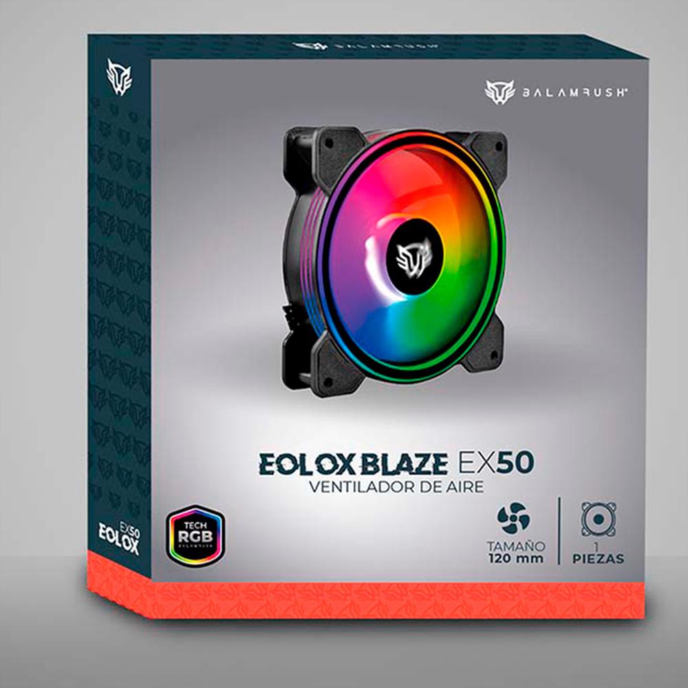 Foto 7 pulgar | Ventilador Gamer Balam Rush Eolox Blaze Ex50 120mm Rgb 1500rpm Br-938068 Color Negro