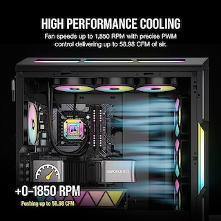 Foto 5 | Venta Internacional - Ventiladores Digitales Corsair Icue Ar120 Rgb Compatibles Co