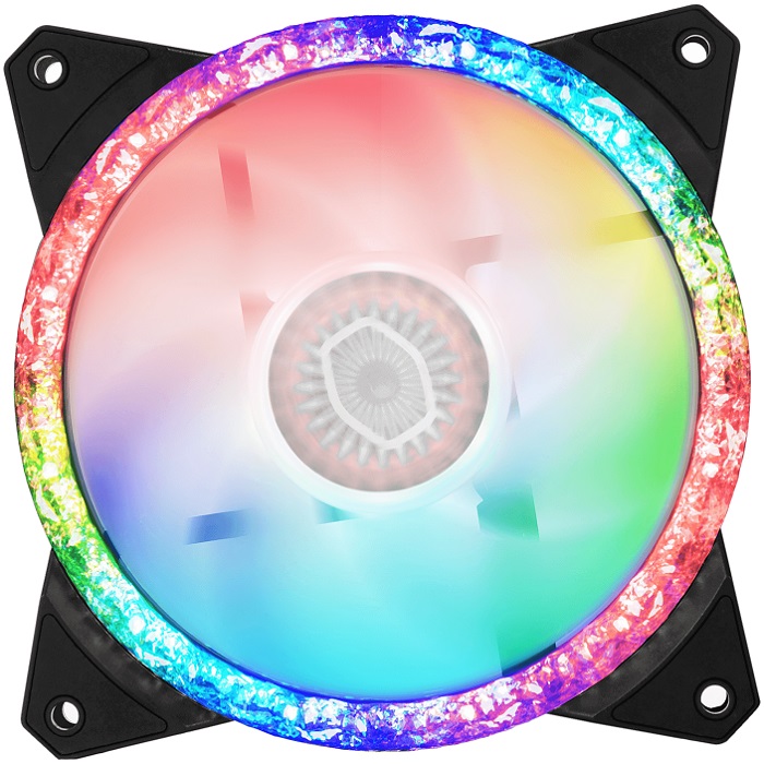 Foto 4 | 3 Ventiladores Cooler Master 120mm Masterfan Mf120 Prismatic Rgb Controlador Mfy-b2dn-203pa-r1