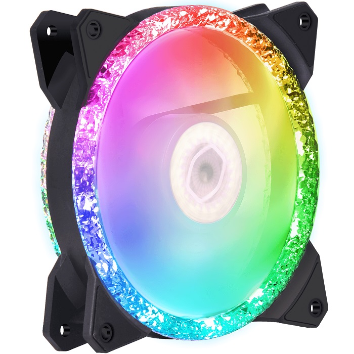 Foto 6 pulgar | 3 Ventiladores Cooler Master 120mm Masterfan Mf120 Prismatic Rgb Controlador Mfy-b2dn-203pa-r1