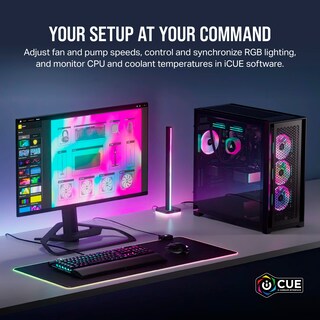 Foto 7 | Ventilador Corsair Icue Link Qx120 Rgb Con Cúpula Magnética De 120 Mm, Color Negro - Venta Internacional.