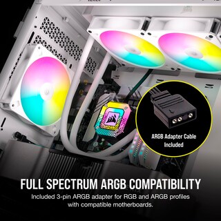 Foto 4 | Ventilador Corsair Icue Ar120 Rgb Digital 120 Mm Argb Blanco - Venta Internacional.