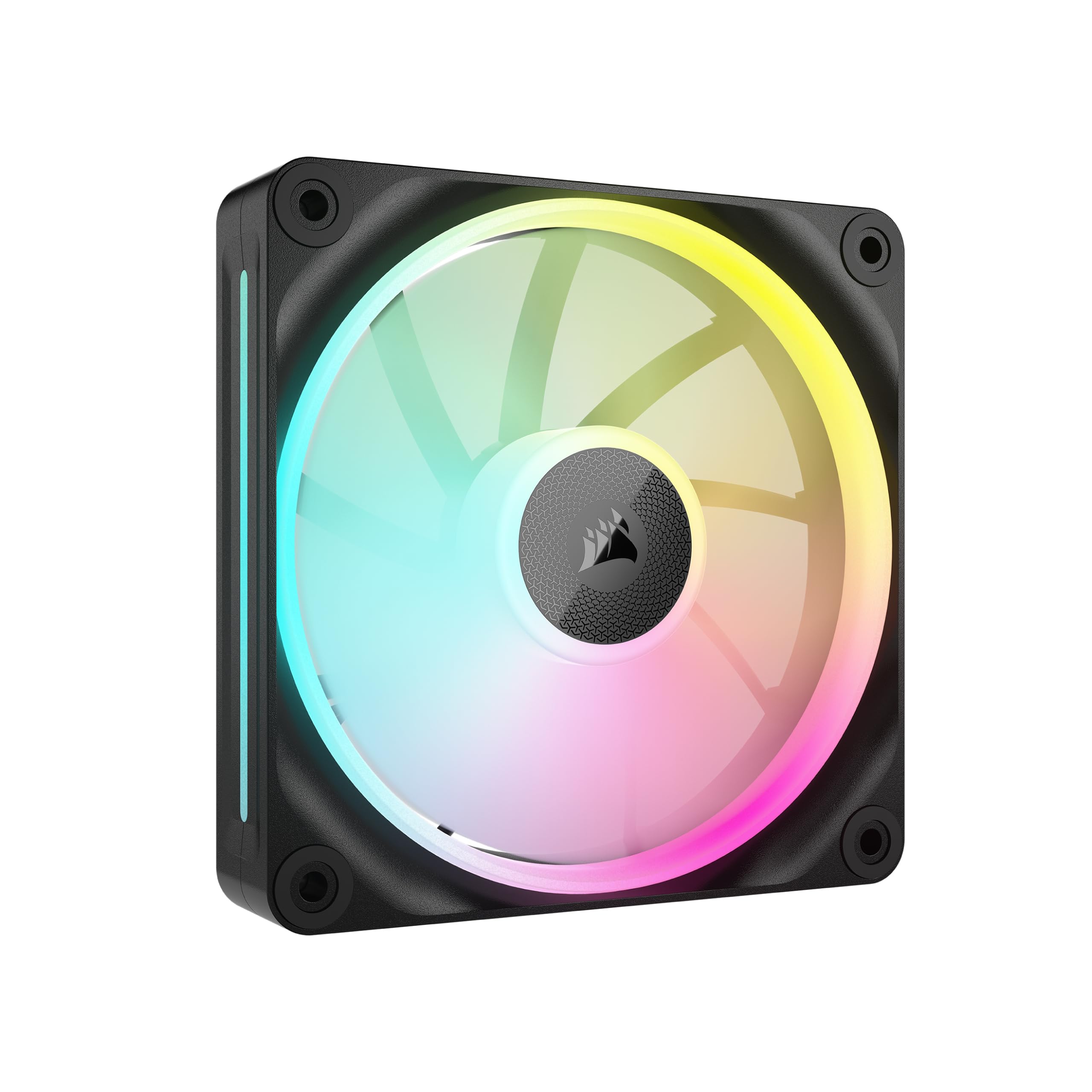 Ventilador Corsair Icue Link Lx120 Rgb 120 Mm Pwm, Paquete Único, Negro - Venta Internacional.