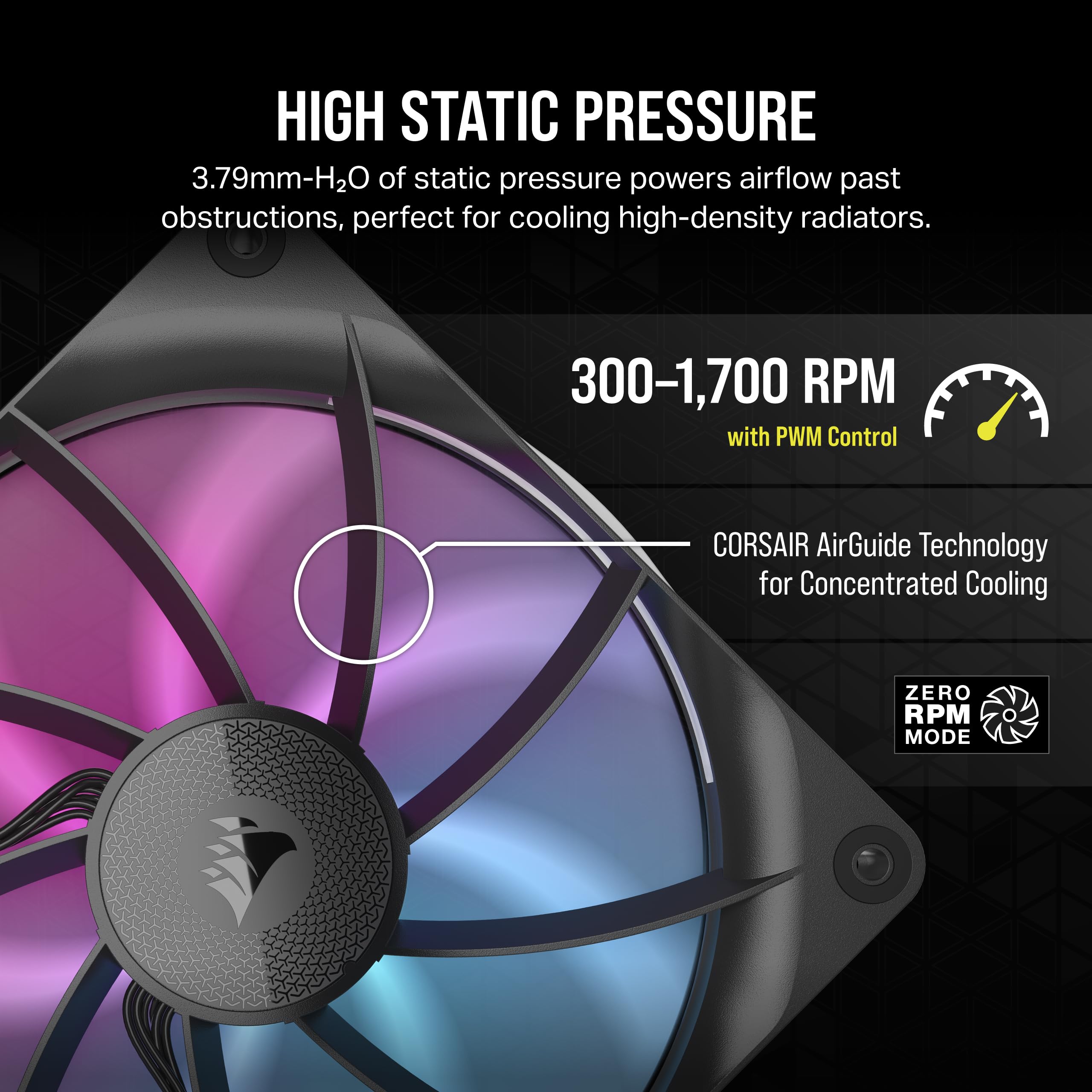 Foto 5 pulgar | Ventilador Corsair Icue Link Rx140 Rgb Con Cúpula Magnética Pwm De 140 Mm - Venta Internacional.