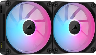 Foto 1 | Ventilador Corsair Icue Link Lx140 Rgb 140 Mm Pwm, Paquete Doble, Negro - Venta Internacional.