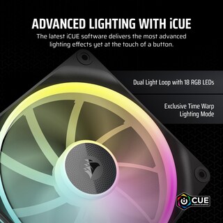 Foto 3 | Ventilador Corsair Icue Link Lx140 Rgb 140 Mm Pwm, Paquete Doble, Negro - Venta Internacional.
