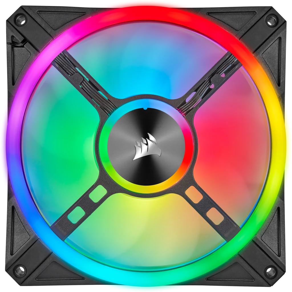 Ventilador Corsair Serie Ql Ql140 Rgb 140 Mm Led 34 Direccionable - Venta Internacional.