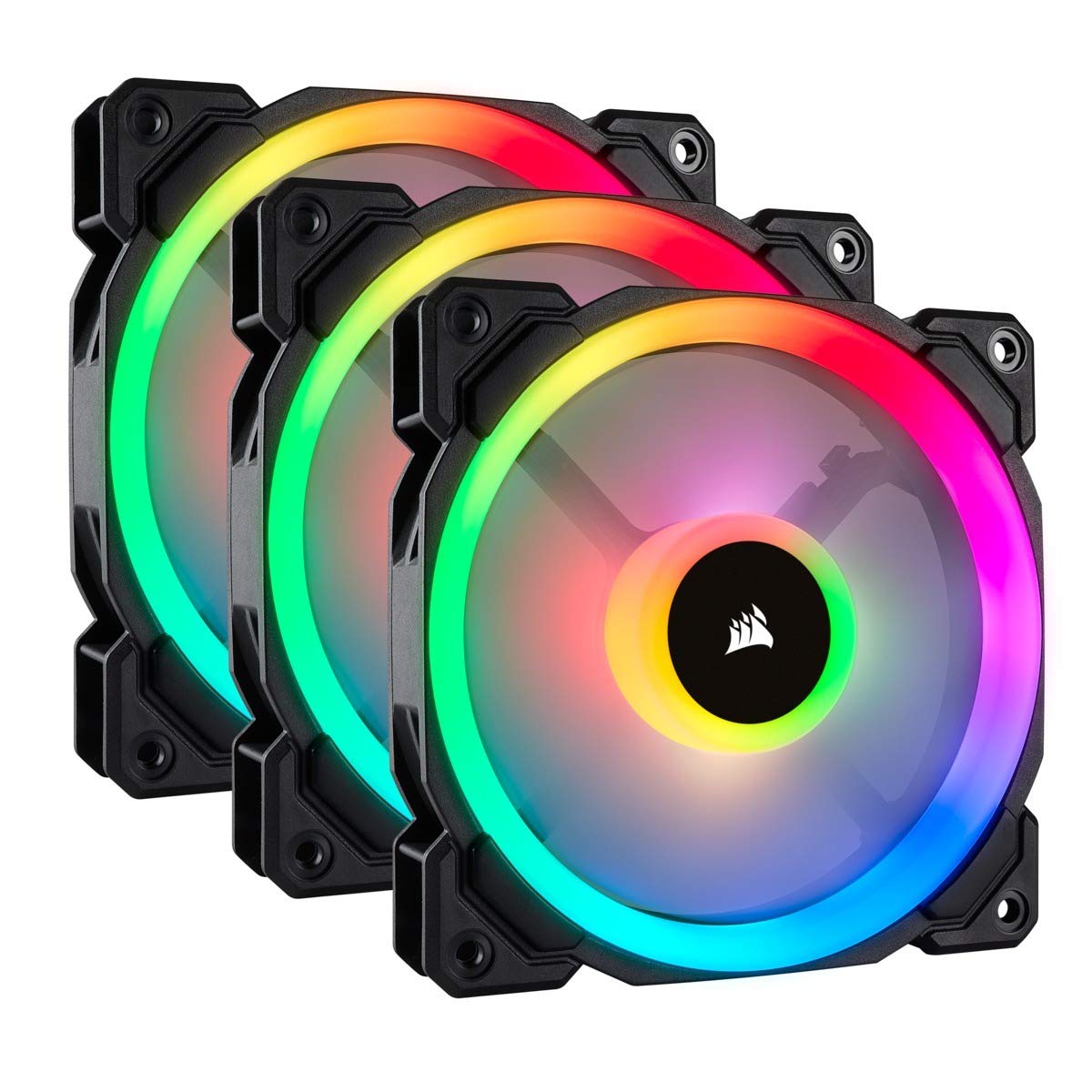 Foto 2 pulgar | Ventilador Corsair Serie Ll Ll120 Rgb De 120 Mm Con Doble Bucle De Luz X3 - Venta Internacional.