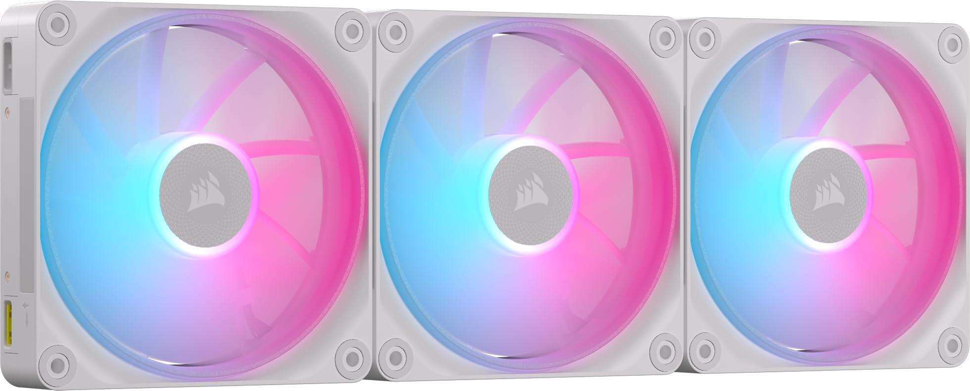 Ventilador Corsair Icue Link Lx120 Rgb 120 Mm, Paquete Triple, Blanco - Venta Internacional.