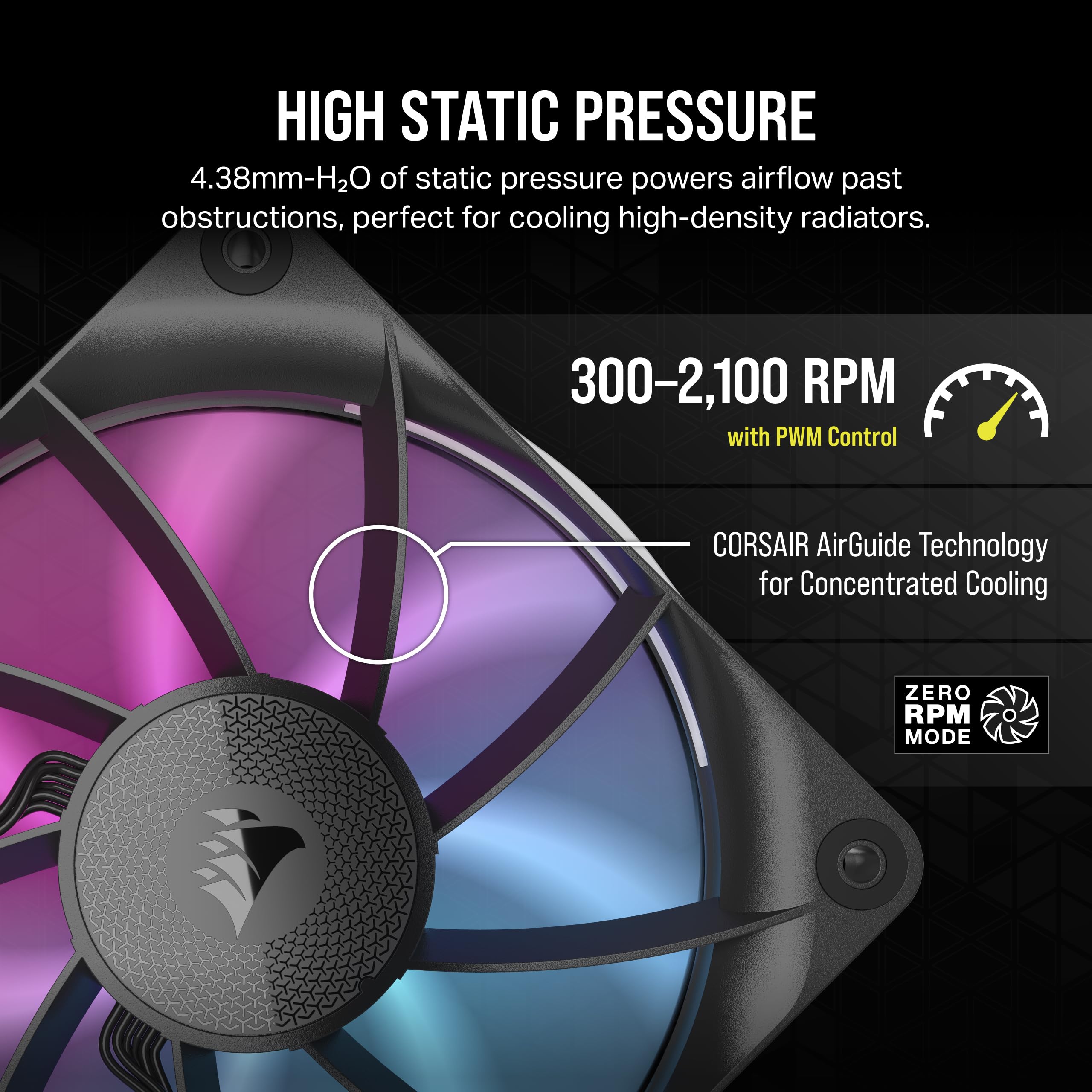 Foto 5 pulgar | Ventilador Corsair Icue Link Rx120 Rgb Con Cúpula Magnética Pwm De 120 Mm - Venta Internacional.