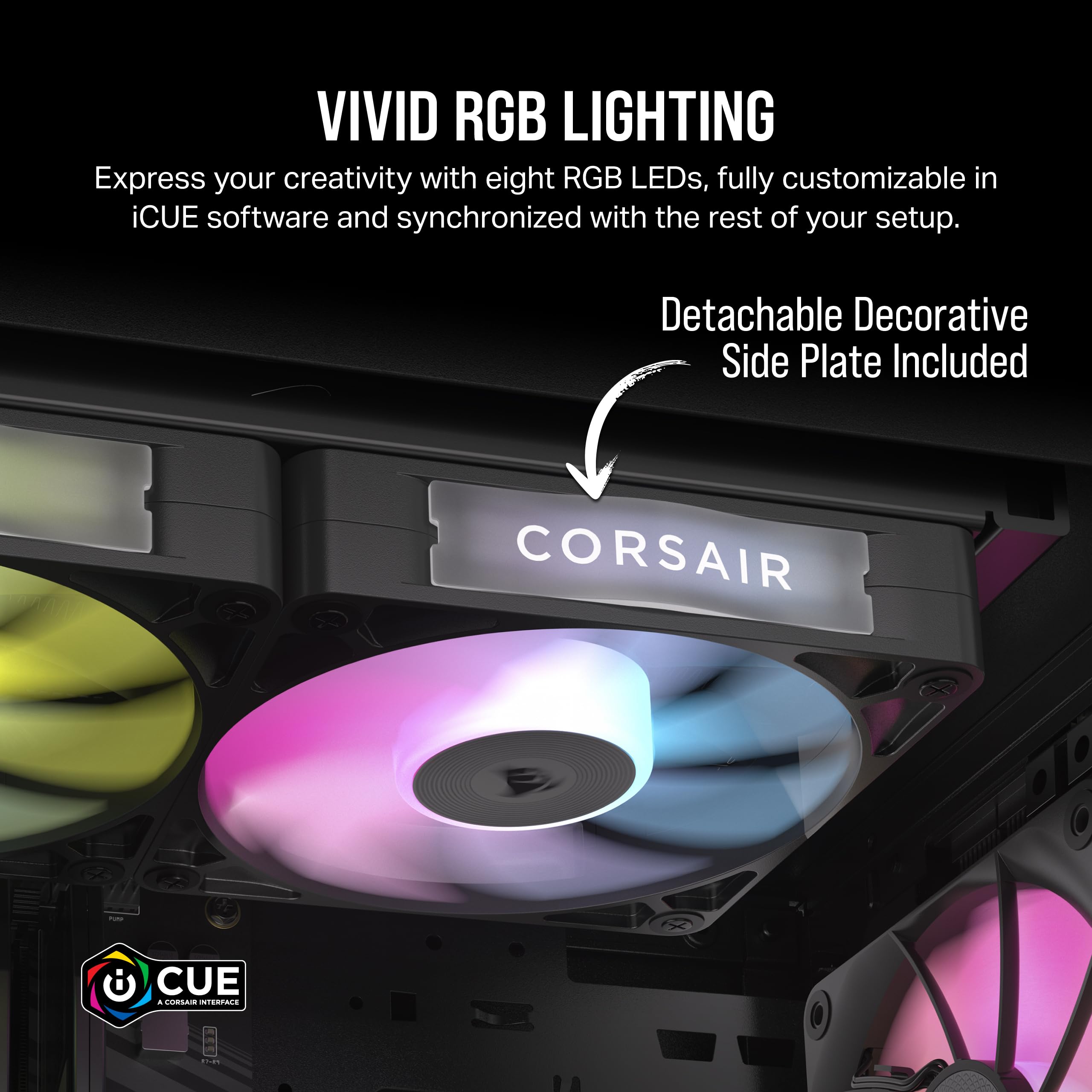Foto 6 pulgar | Ventilador Corsair Icue Link Rx120 Rgb Con Cúpula Magnética Pwm De 120 Mm - Venta Internacional.