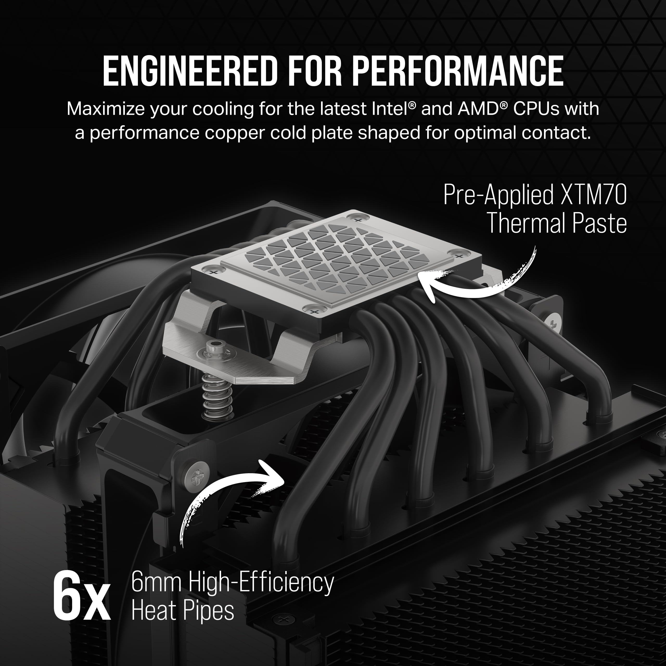Foto 4 pulgar | Enfriador De Aire Para Cpu Corsair A115 Torre De Alto Rendimiento Negro - Venta Internacional.