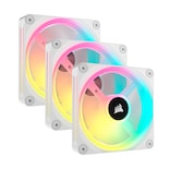 Fan Corsair Icue Link Qx120 Rgb - Kit De Inicio Triple (120 Mm), Color Blanco - Venta Internacional.