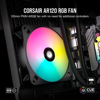 Foto 2 | Ventilador Corsair Icue Ar120 Rgb Digital De 120 Mm Compatible Con Argb - Venta Internacional.