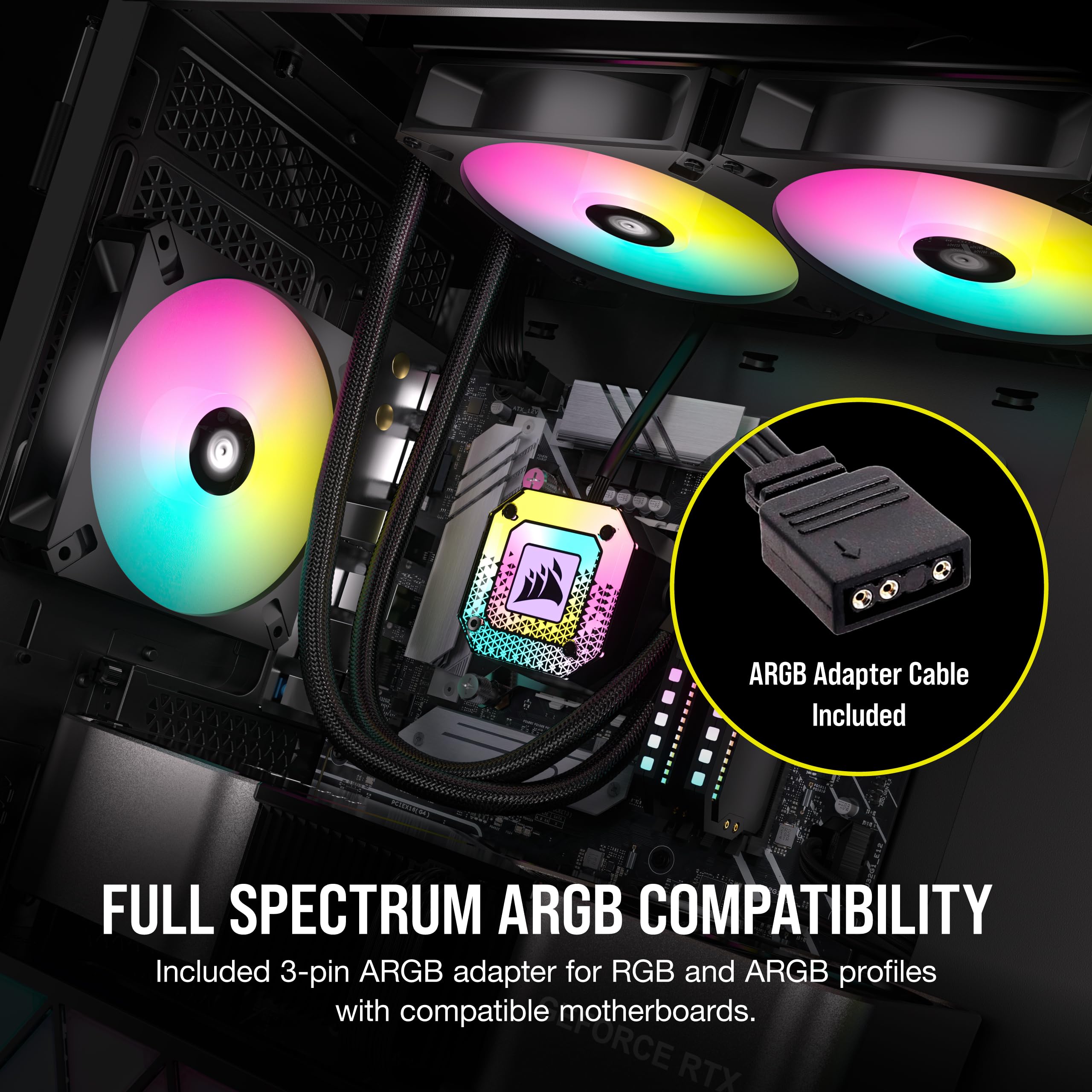 Foto 5 pulgar | Ventilador Corsair Icue Ar120 Rgb Digital De 120 Mm Compatible Con Argb - Venta Internacional.