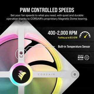 Foto 5 | Kit Básico De Ventilador Doble Fan Corsair Icue Link Qx140 Rgb De 140 Mm - Venta Internacional.