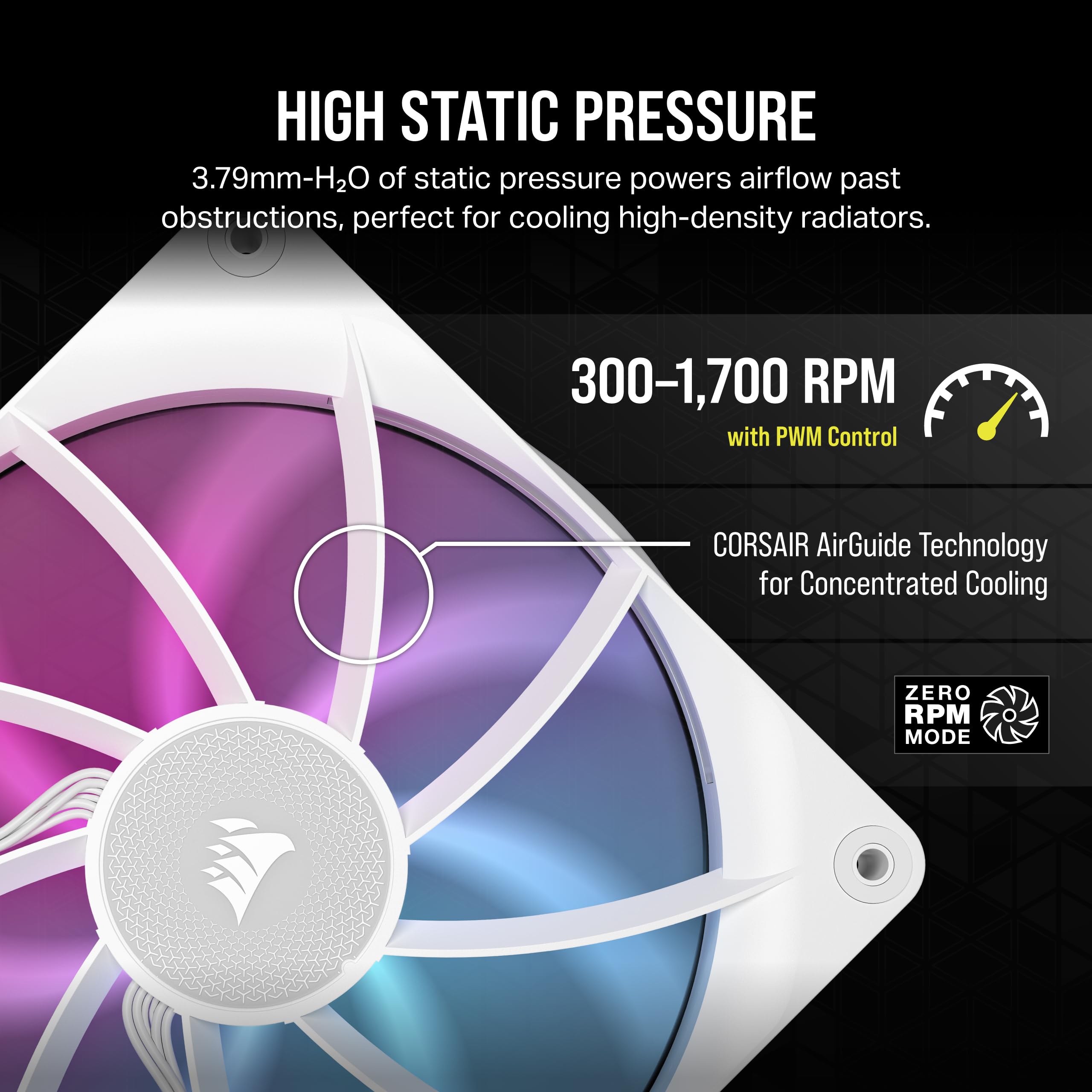 Foto 5 pulgar | Ventilador Corsair Icue Link Rx140 Rgb 140 Mm Pwm Magnético Blanco - Venta Internacional.