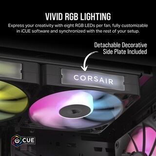 Foto 5 | Ventilador Corsair Icue Link Rx120 Rgb 120 mm Pwm Con Icue Link Hub - Venta Internacional